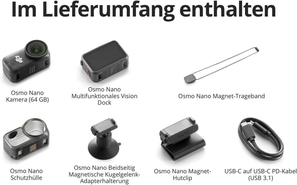 DJI Osmo Nano Standard Combo (64GB), НОВО