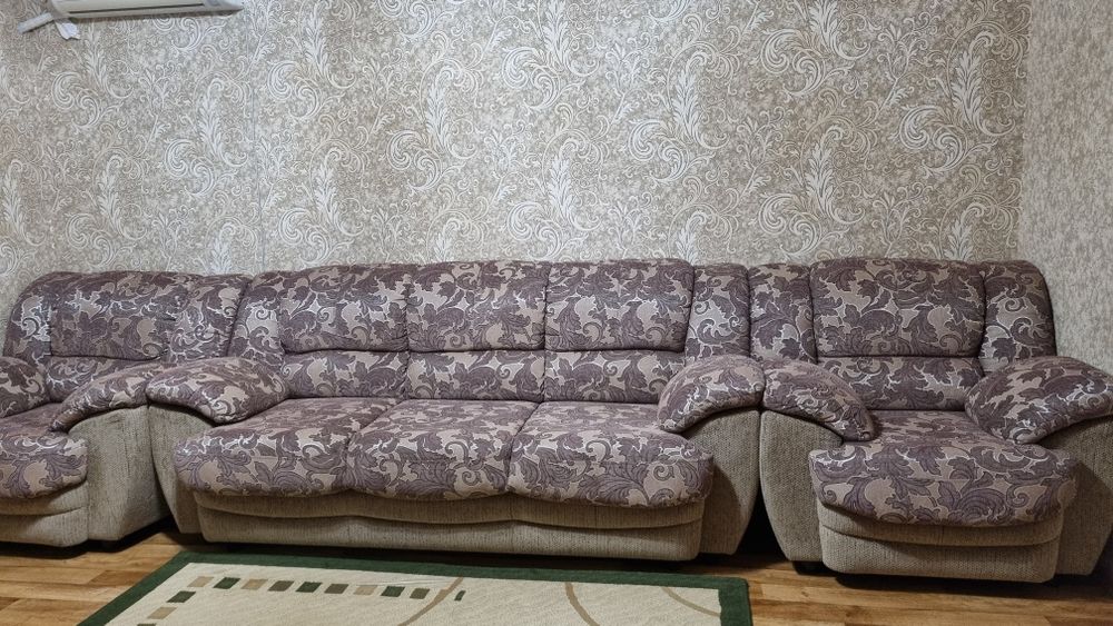 матрасымен диванен