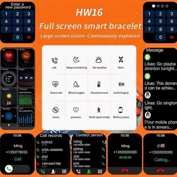 Смарт часовник HW16 smart watch