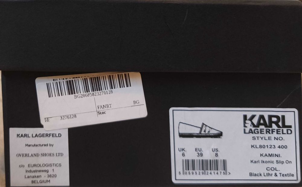 Оригинални еспадрили на Karl Lagerfeld , в отлично състояние