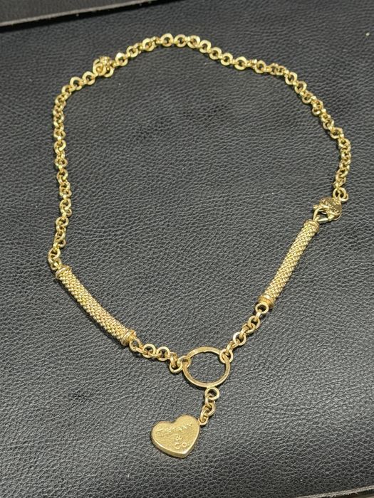 Set Lant si Bratara aur 14 k model Tiffany