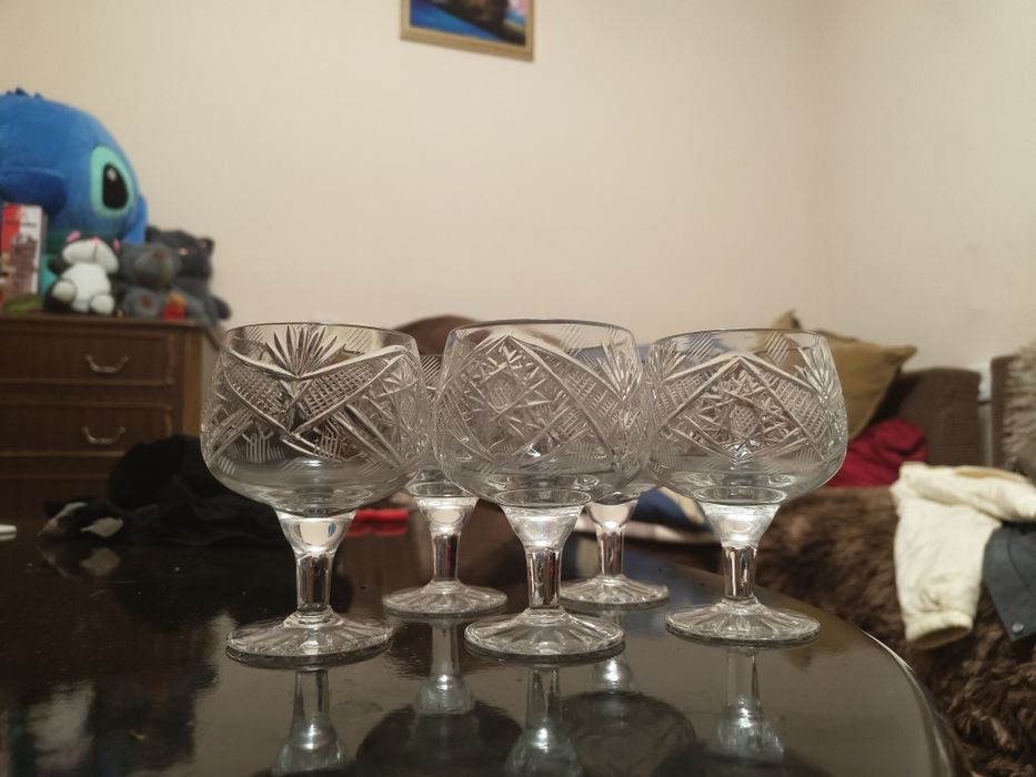 Хрусталь, хрустальные бокалы, СССР, хрустальные снифтеры