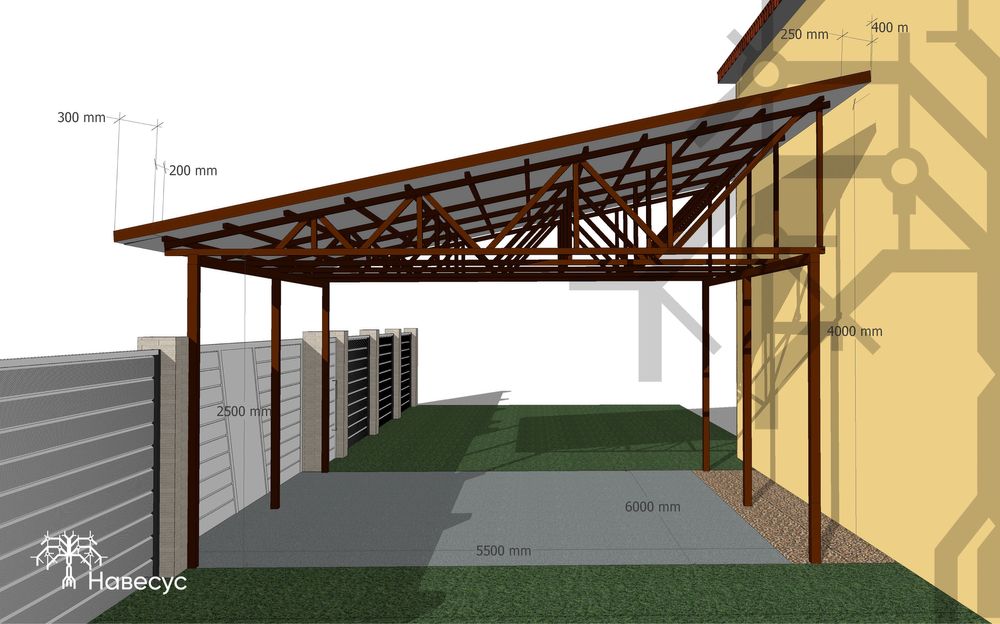 Навесы,фермы,заборы