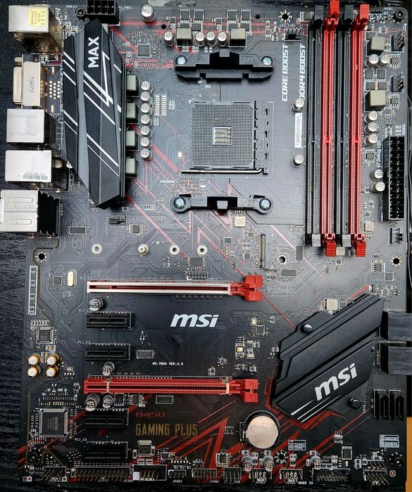 MSI B450. Gaming plus version