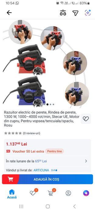 Rindea electrica concepută pentru nivelarea  vopselei,chitului și a tencuilei