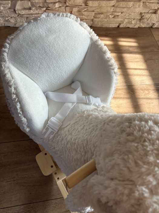 Люлка със седалка KikkaBoo - Бяло кученце