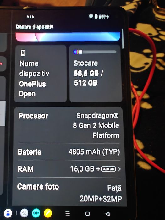 Oneplus open 16/512 GB super telefon