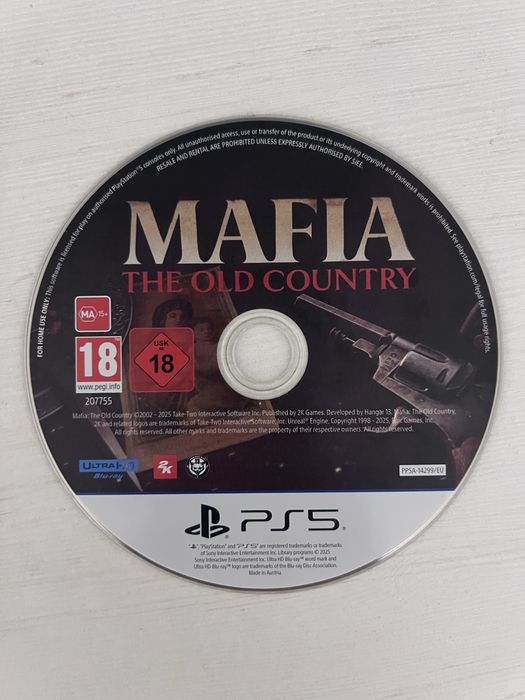 Mafia the old country pentru ps5