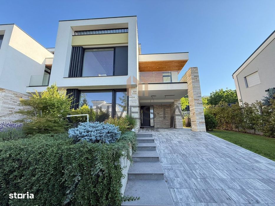 Casa moderna cu terasa panoramica de 40 mp, zona Voronet, Iris