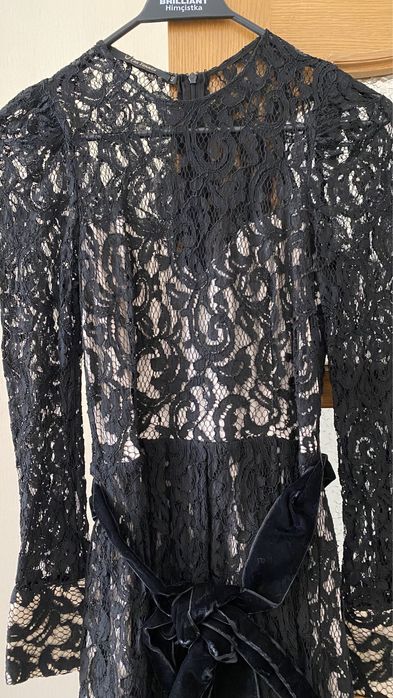 Платье кружевное в пол