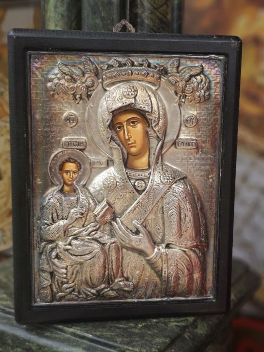 Старинни сребърни икони Проба 950