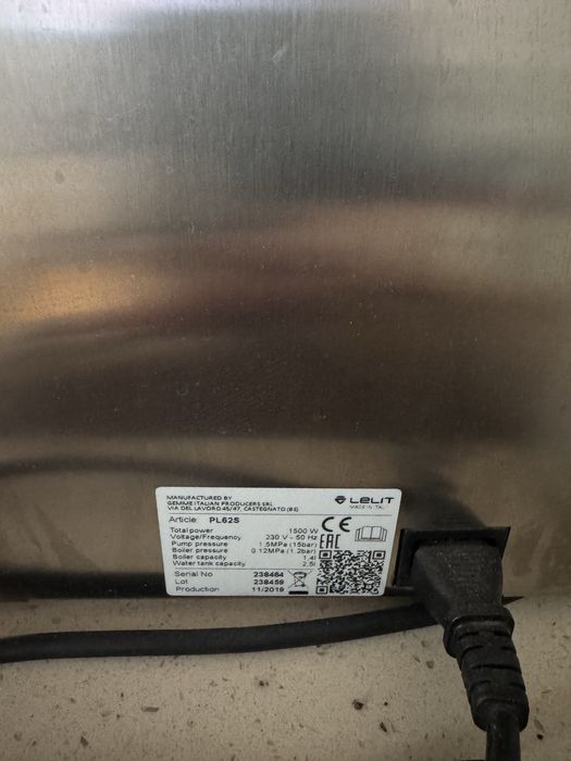 Vand espressor LELIT PL62S