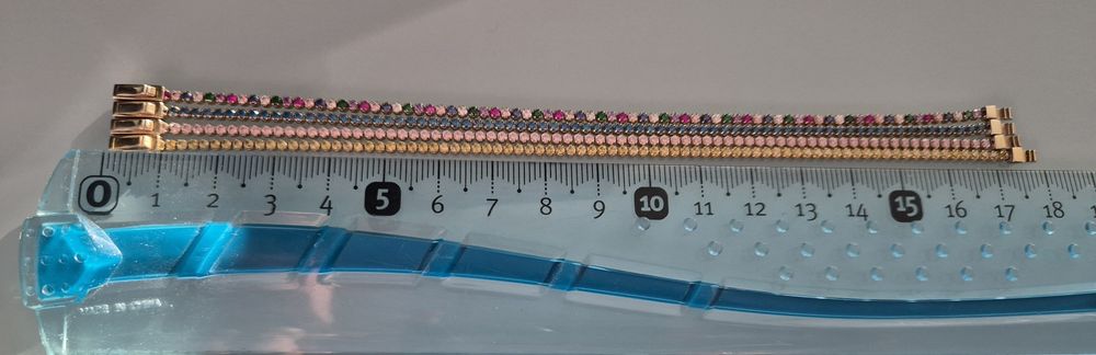 Bratara Tennis aur 14k, 17/18cm