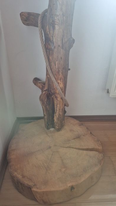 Lampa/lampadar din lemn