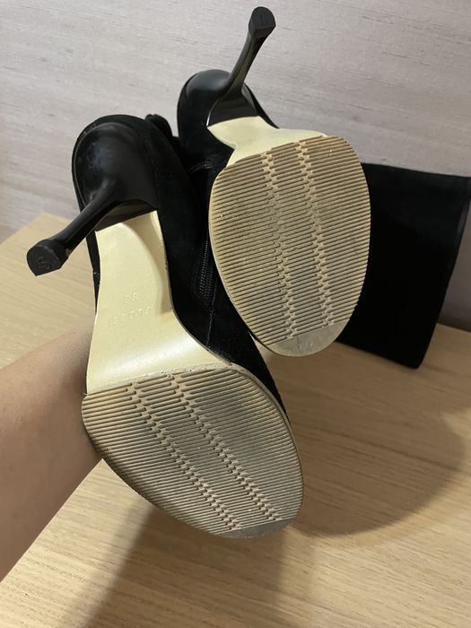 Ботуши естествен велур