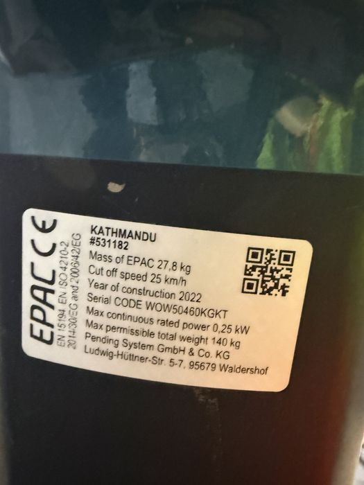 Cube Kathmandu On1 electrica Bosch cx L