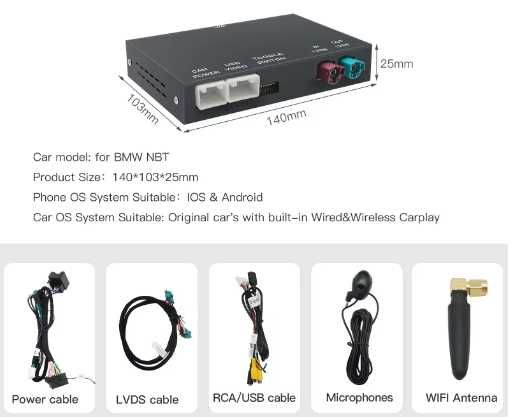 Apple Carplay/Android Auto за CIC , NBT - BMW F серии