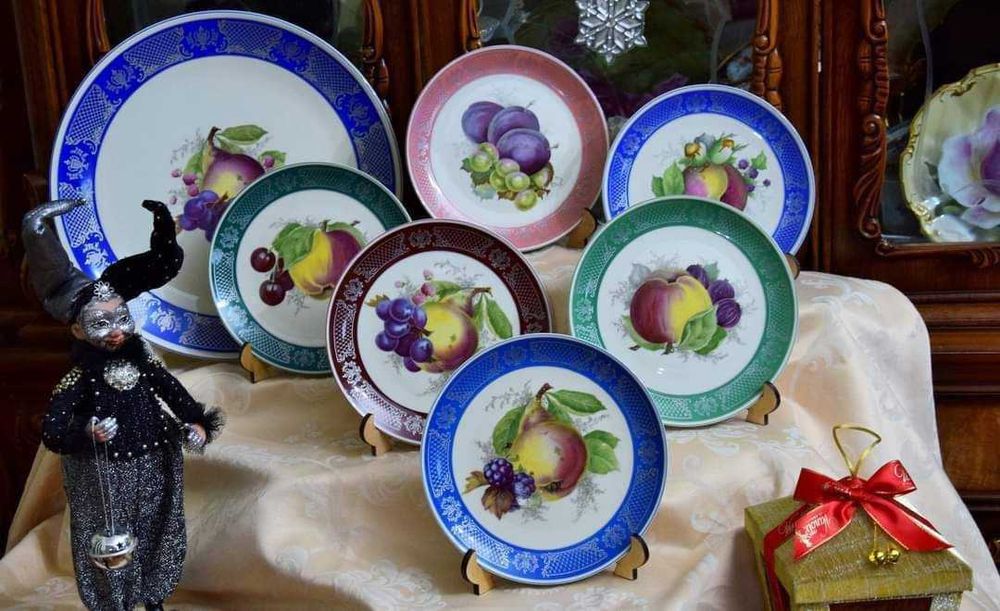 Розенталь. Германия. Сет из 6 тарелок и блюда. Состояние идеальное.