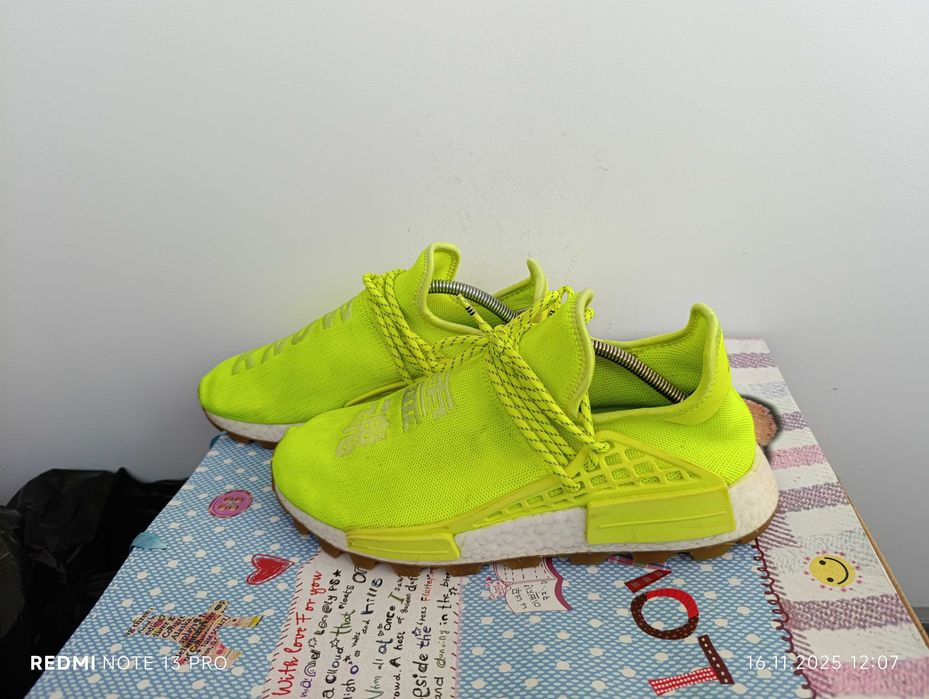 adidas x Pharrell NMD Hu Trail Know/Soul''оригинални маратонки 44 номе