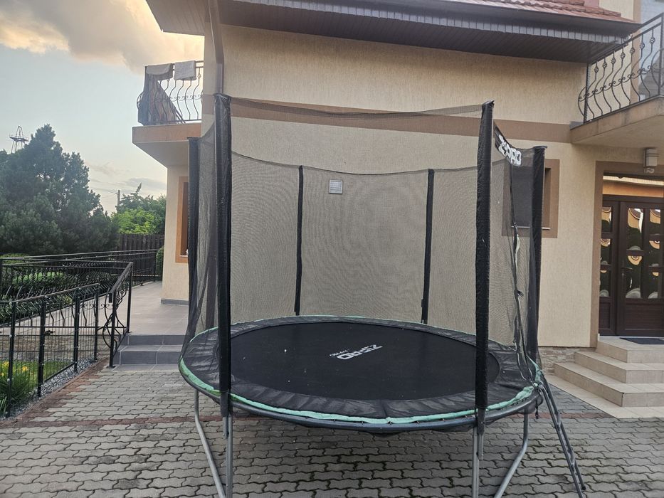 Trambulina Zipro Jump Pro, cu plasa de protectie exterioara, 312 cm