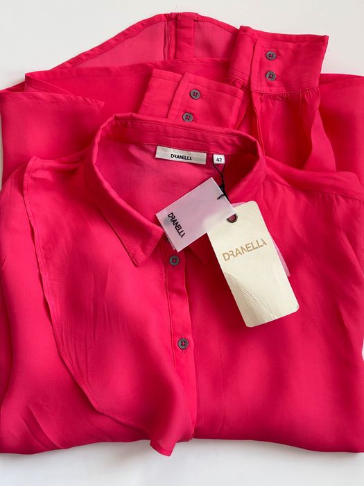 Красива нова риза в разкошен наситен цвят фуксия