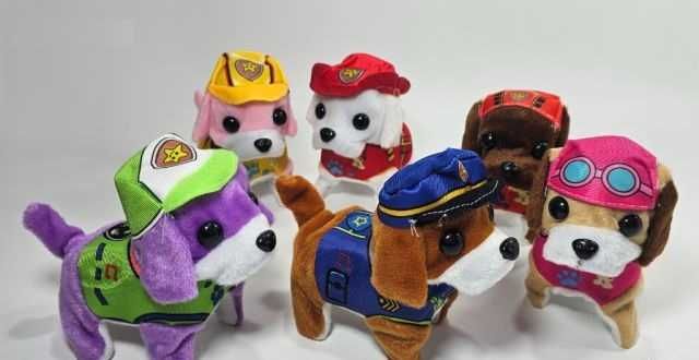 Детска играчка Куче лаещо и ходещо Патрул ПЛЮШ