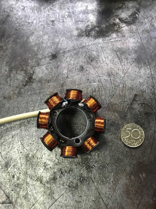 Ремонт и пренавиване на статори за мотоциклети, скутери и ATV