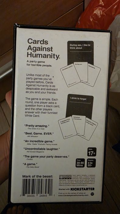 Cards Against Humanity - парти игра за ужасни хора
