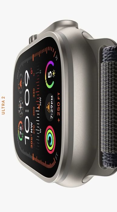 ULTRA 2 bateria 100%  viata. Apple Watch. NOU.Natural Titanium.Full box
