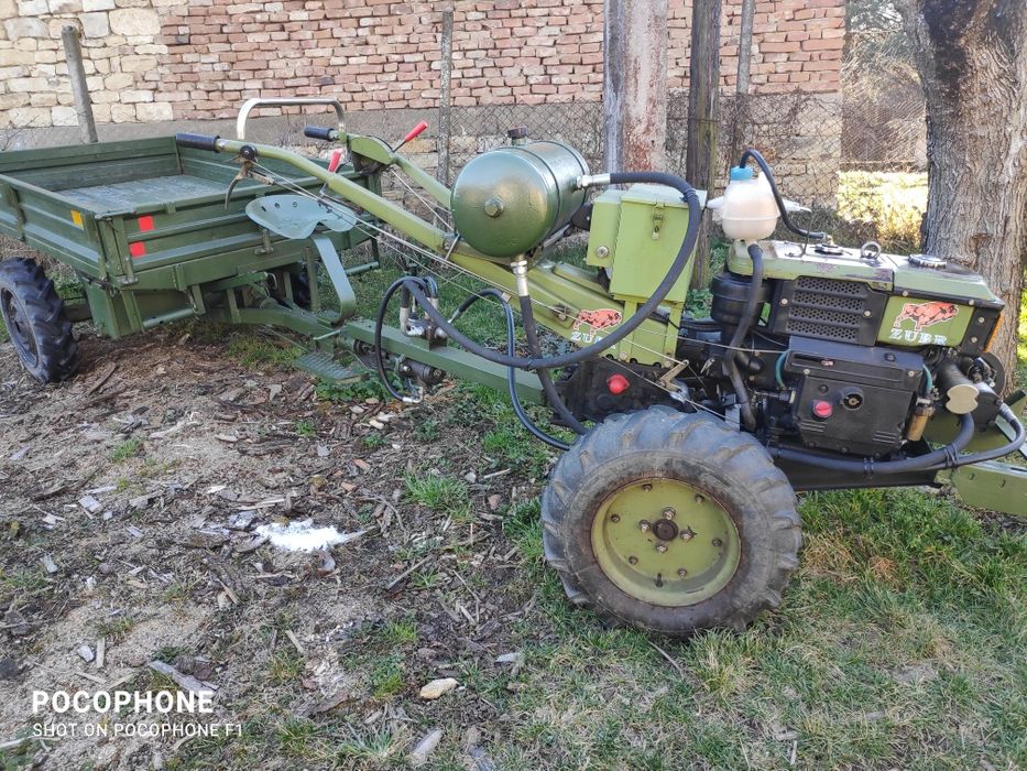 Remorca 4x4 motocultor zubr