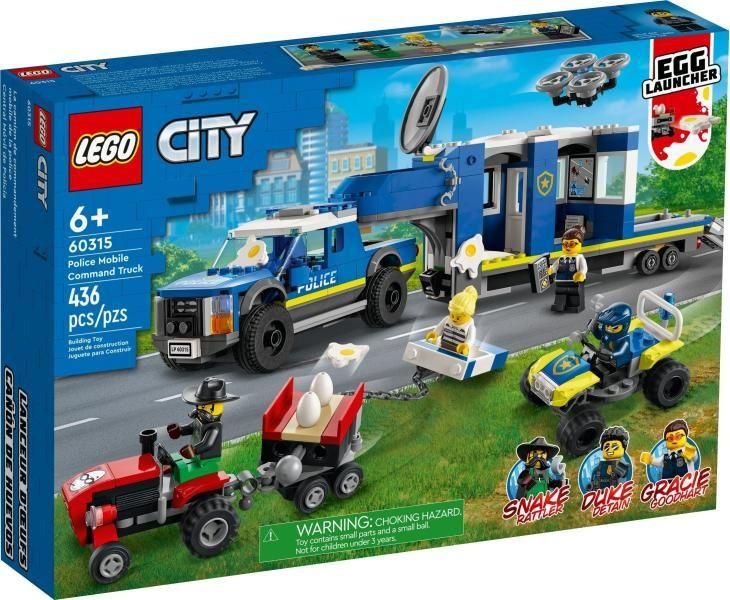 Lego City Masina Centru de comanda mobil al politiei 60315