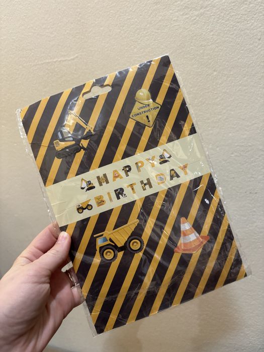 Украса за рожден ден с багери 10€