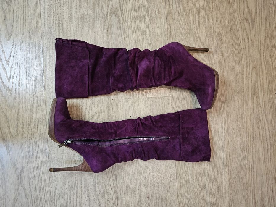 Сапоги замша 37 р.