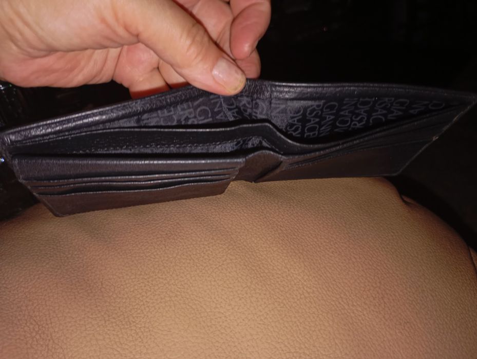 Винтидж много рядък унисекс портфейл Версаче от 80те години