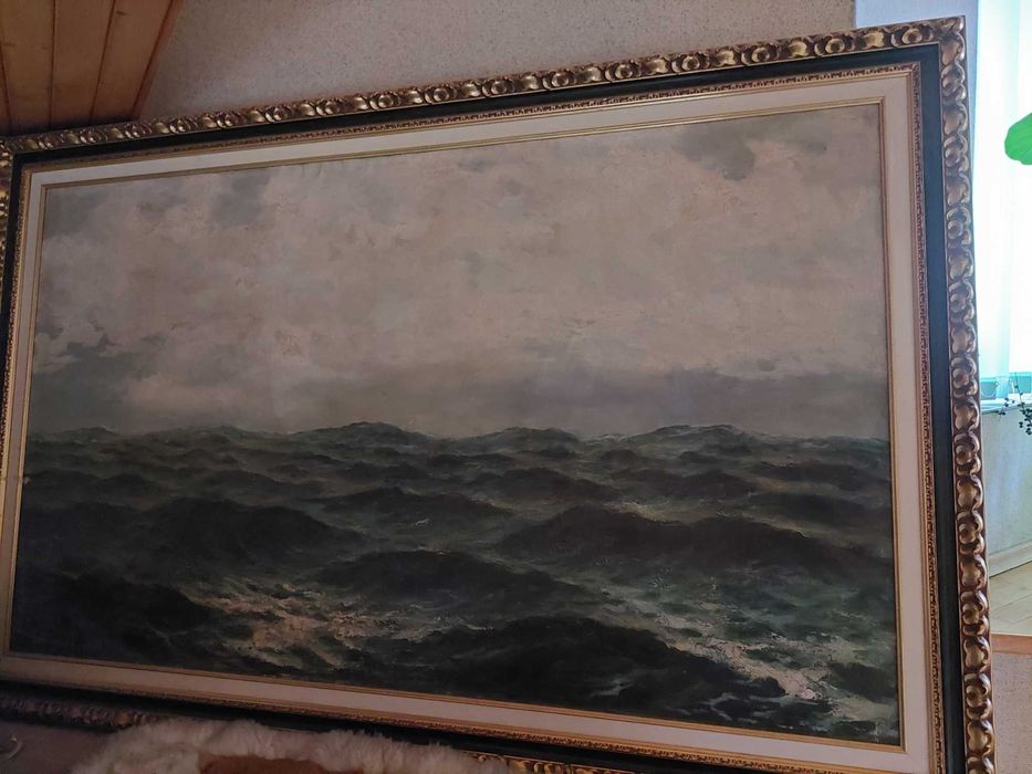 Огромна картина,масло 1943 г.размер178/110-Петър Бояджиев(1907-1963)