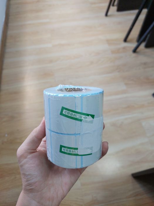 Termal printer yorliqlari. Yopishqoq. 30/20 mm. 2 ta rulon.