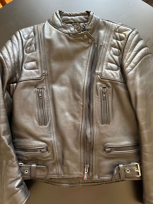 Geacă de piele 90s biker