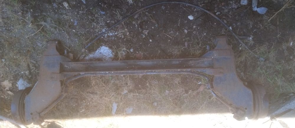 Vând punte cu roții pentru remorcuță motocultor