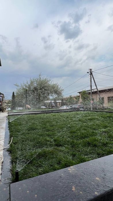 Газон !!! Услуги ландшафта посев укладка газона под ключ