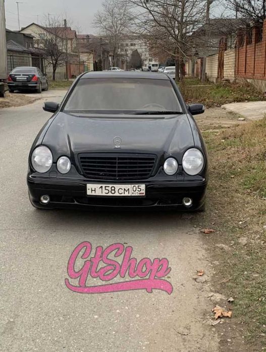 Бампер Мерседес W210 Mercedes W210 До рестайлинг, рестайлинг, E50/E55