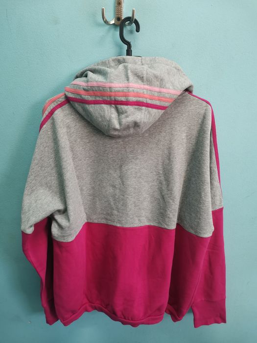 Adidas суичер с ленти през качулката - М