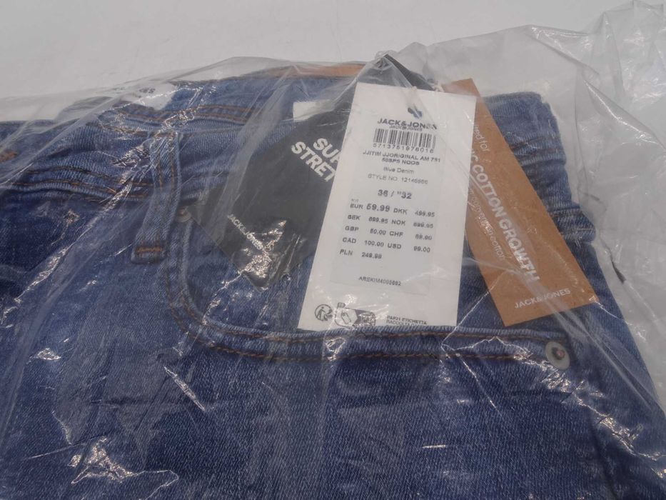 JJITIM JJORIGINAL AM 781 50SPS NOOSBlugi subțiri drepți Marime W36 L32