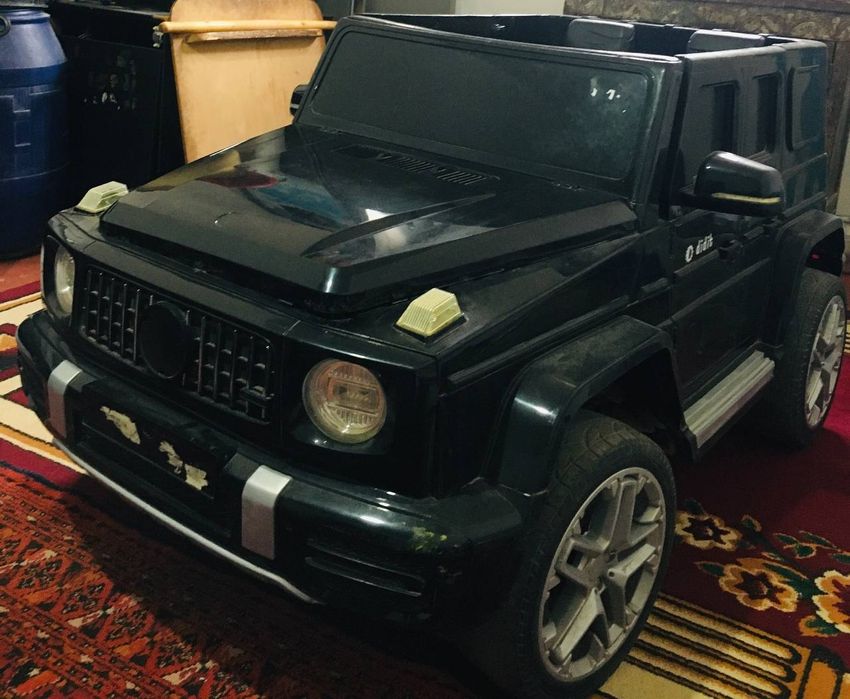 Гелик детская машина пултвый