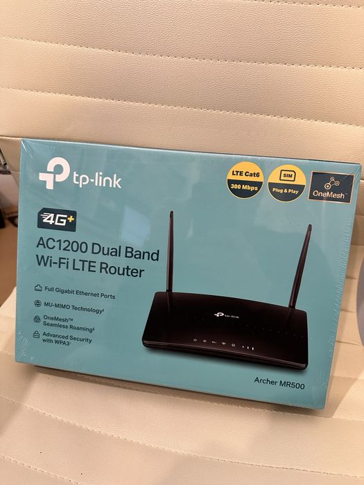 Router Wireless TP-Link Archer MR500 4G+ Cat6, AC1200
