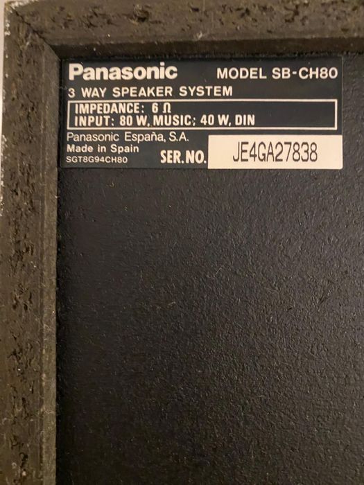 Sitem HI Fi panasonic