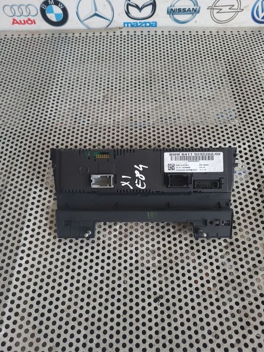 Panou Modul Clima Climatronic Bmw X1 E84 Volan Stanga Cod 9292262 Dezmembrez Bmw X1 E84 2.0 Diesel N47 Manual