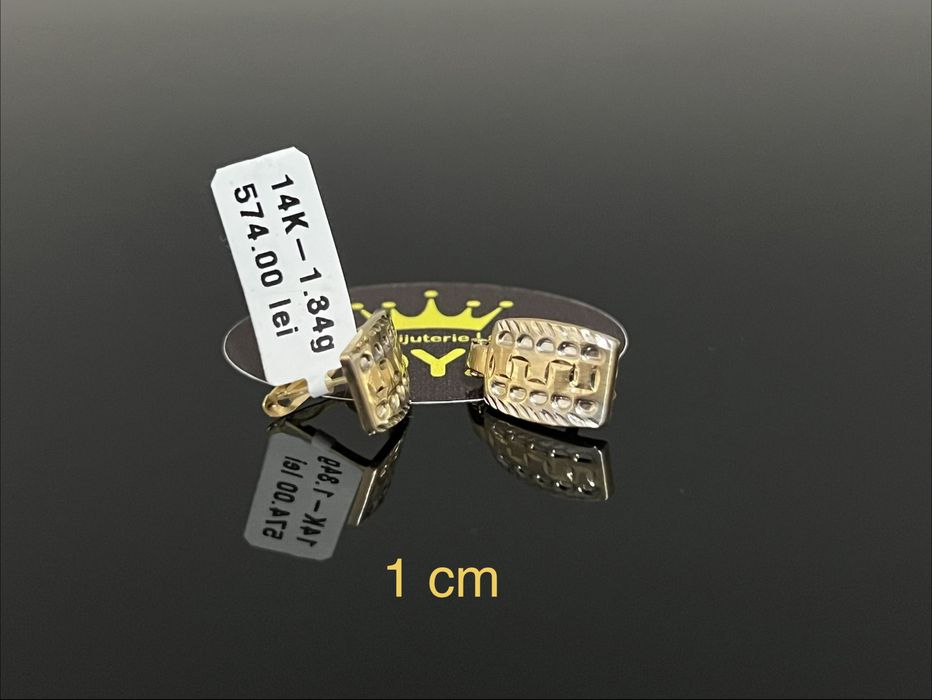 Bijuteria Royal CB : Cercei dama aur 14k 1,34gr