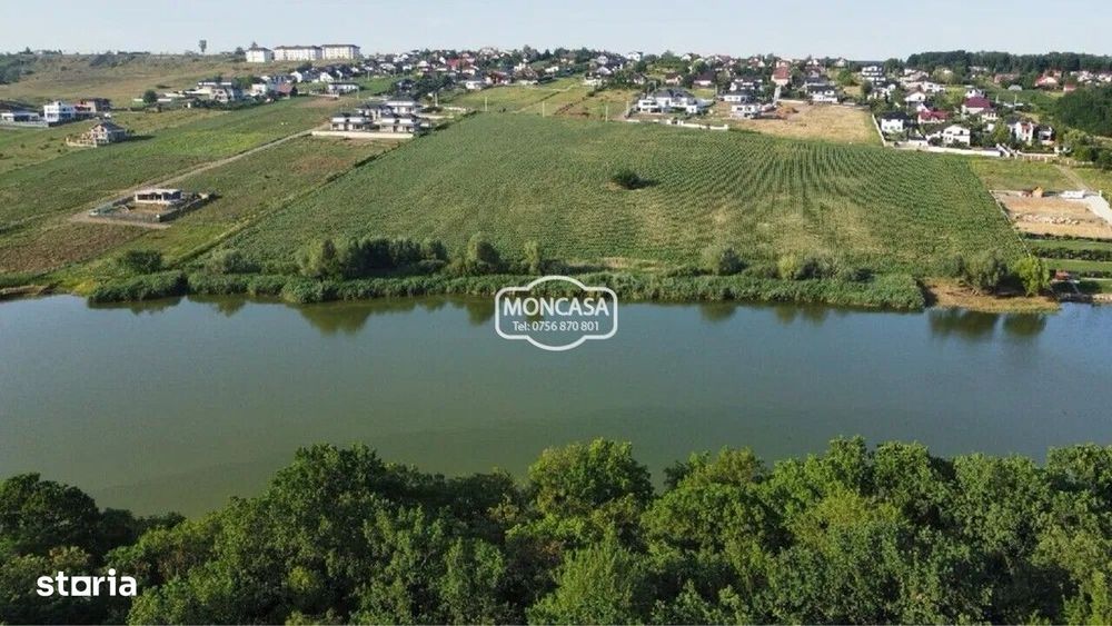 Teren intravilan cu deschidere 29 m.l la Lacul Lebada Rai
