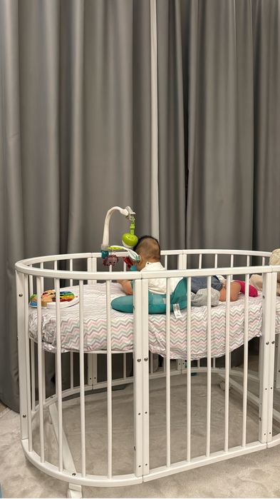 кроватка-трансформер манеж