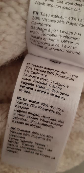 Pulover Le Ger nou din casmir lana vascoza si poliamida,model superb L